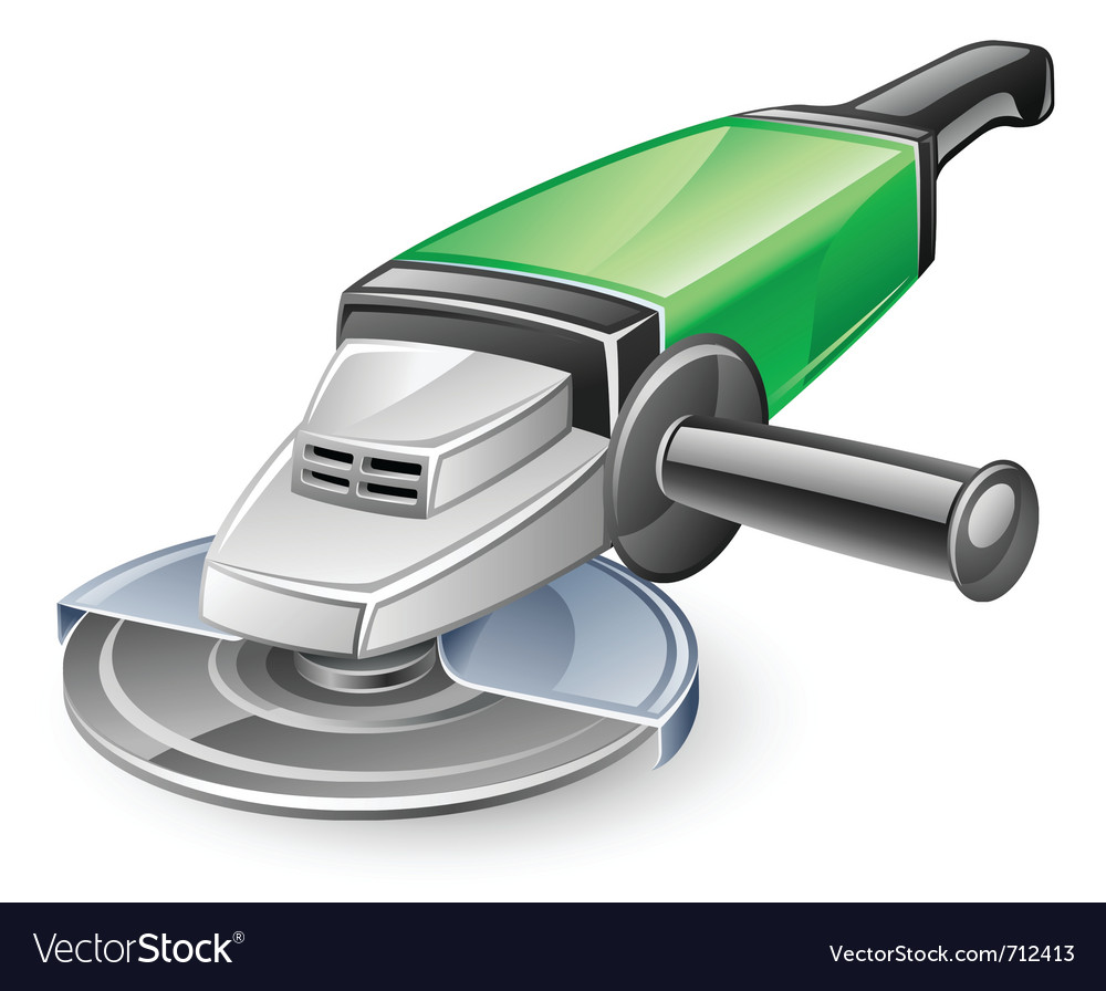 Angle grinder Royalty Free Vector Image VectorStock