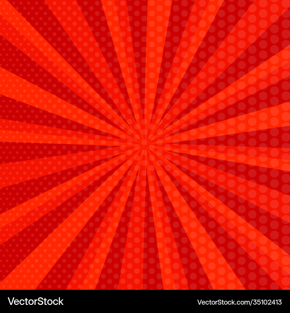 Colorful comic book background in pop art style Vector Image