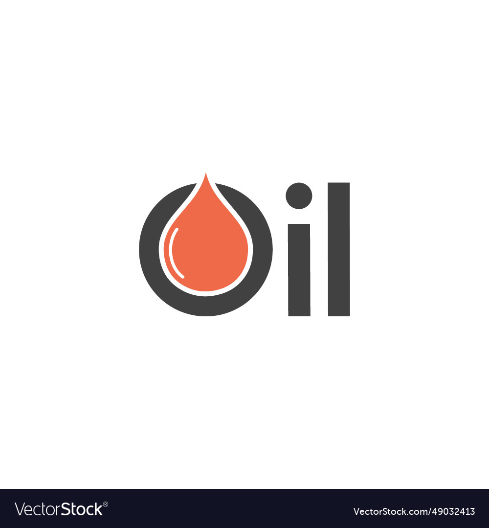 Oil logo Royalty Free Vector Image - VectorStock