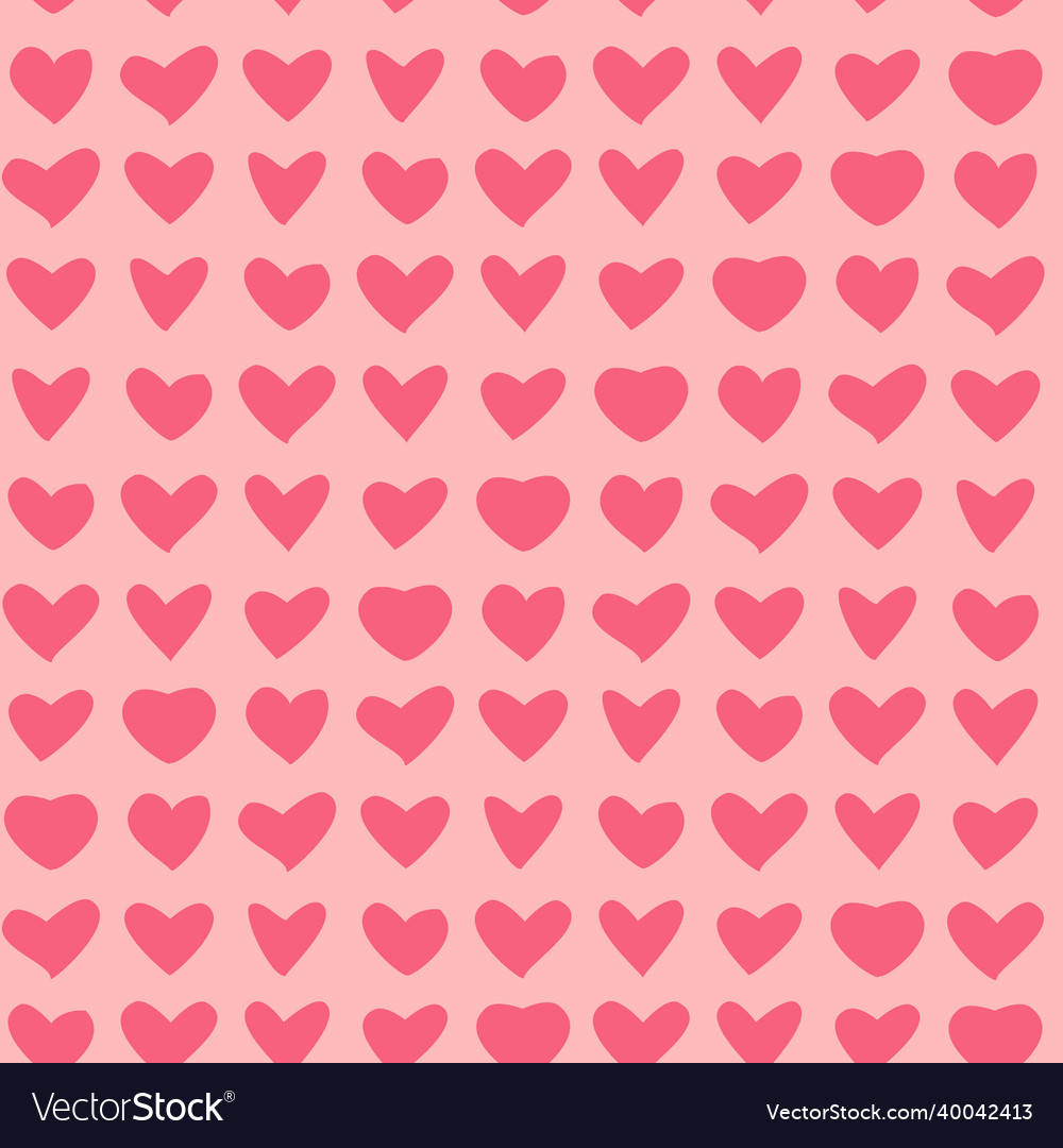 Pink hearts on a background Royalty Free Vector Image