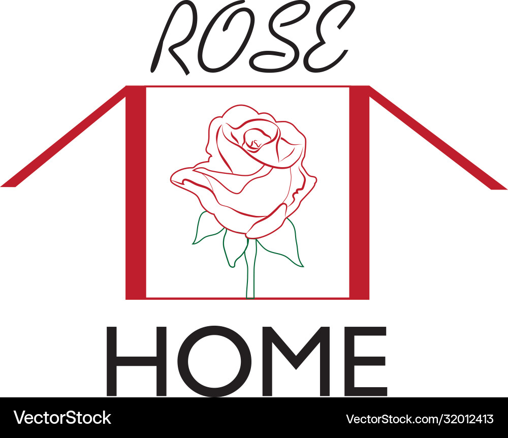 Rose logo Royalty Free Vector Image - VectorStock