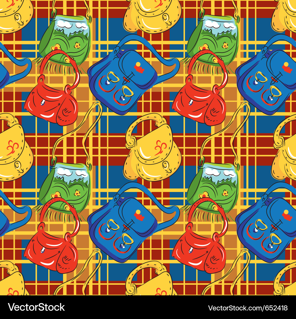 Bright bags Royalty Free Vector Image - VectorStock