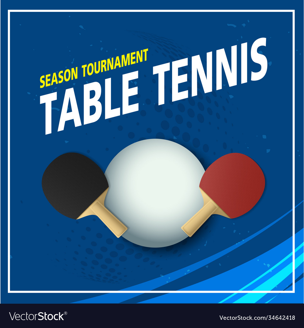 Ping Pong Table Poster