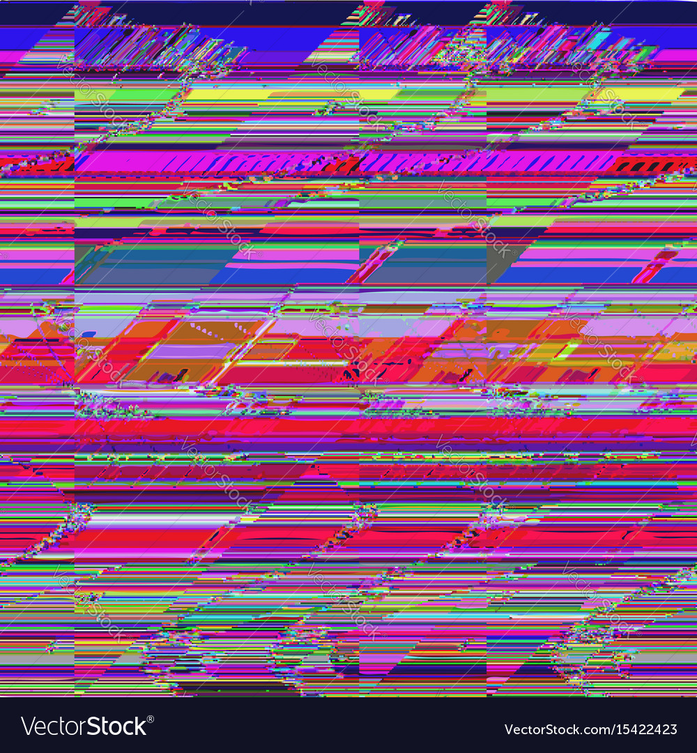 Glitch background Royalty Free Vector Image - VectorStock