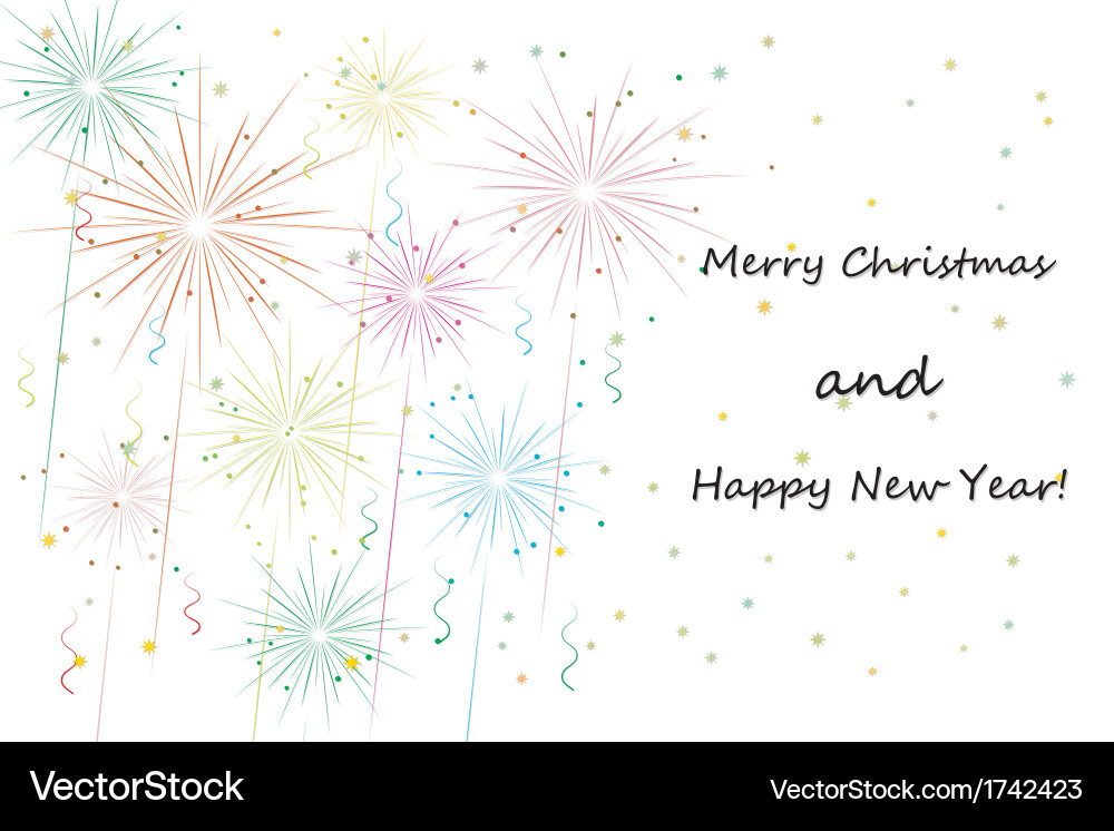 Fireworks Royalty Free Vector Image - VectorStock