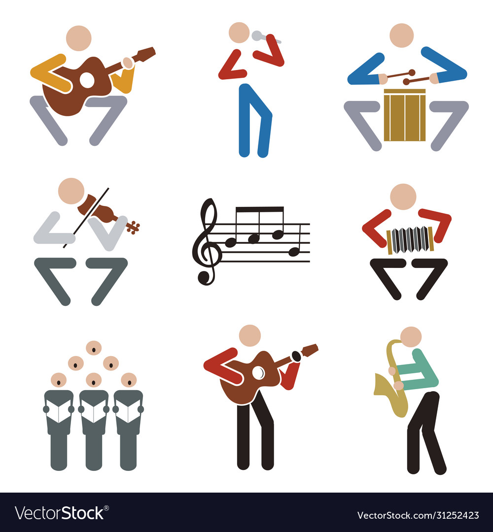 Music musicians icons