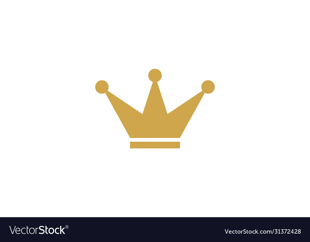 Crown logo template Royalty Free Vector Image - VectorStock