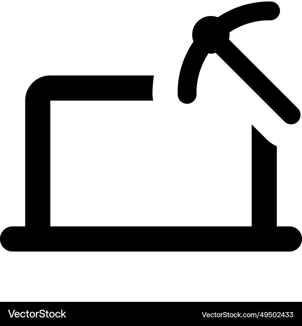 Disassemble laptop for repair or modification Vector Image