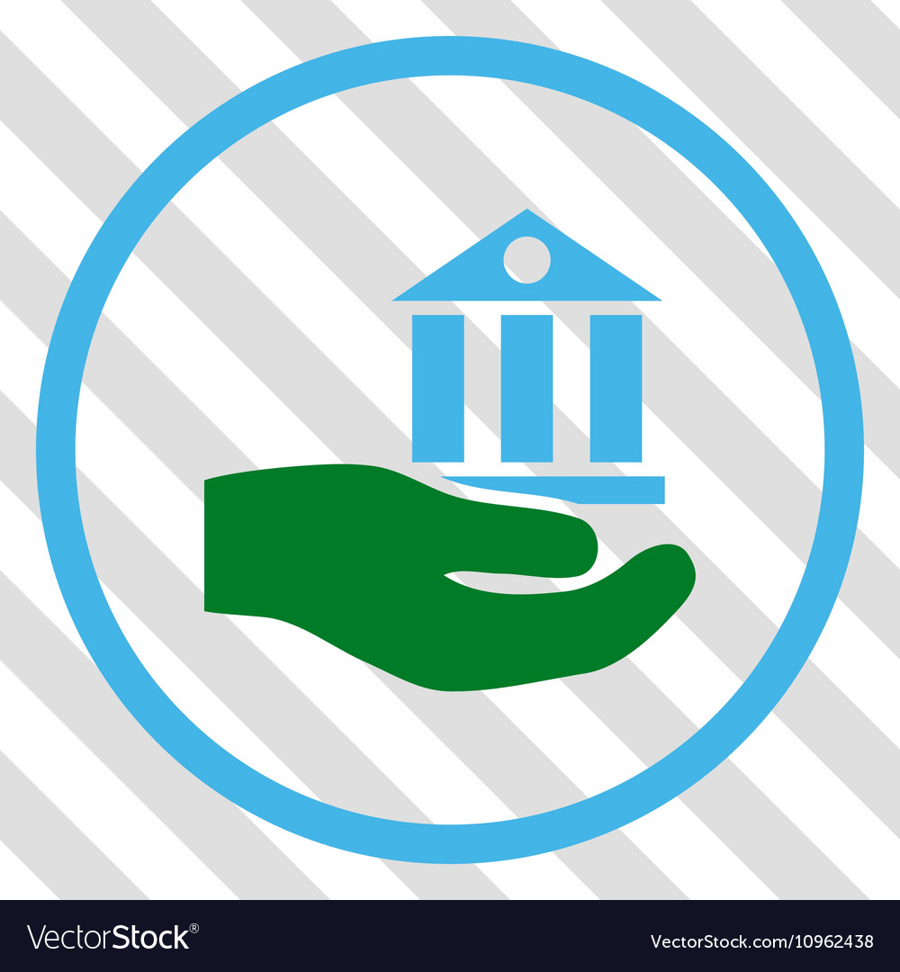 Bank Service Icon Royalty Free Vector Image Vectorstock