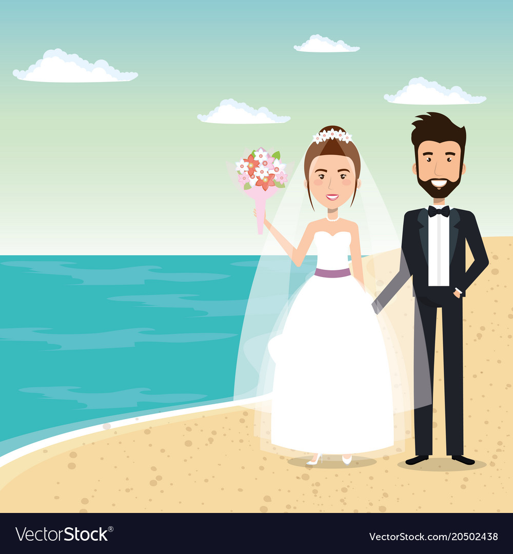 Just married Royalty Free Vector Image - VectorStock