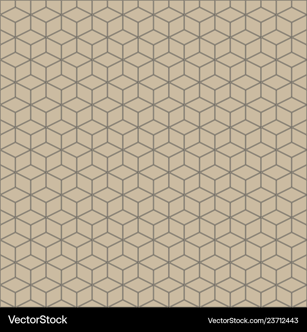 Seamless pattern with isometric cubes Royalty Free Vector