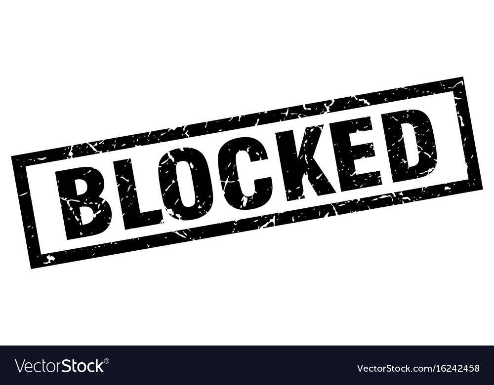 Square grunge black blocked stamp Royalty Free Vector Image