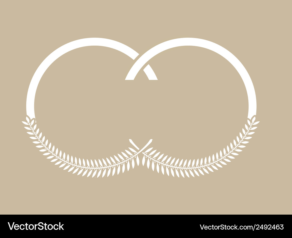Abstract creative sign Royalty Free Vector Image