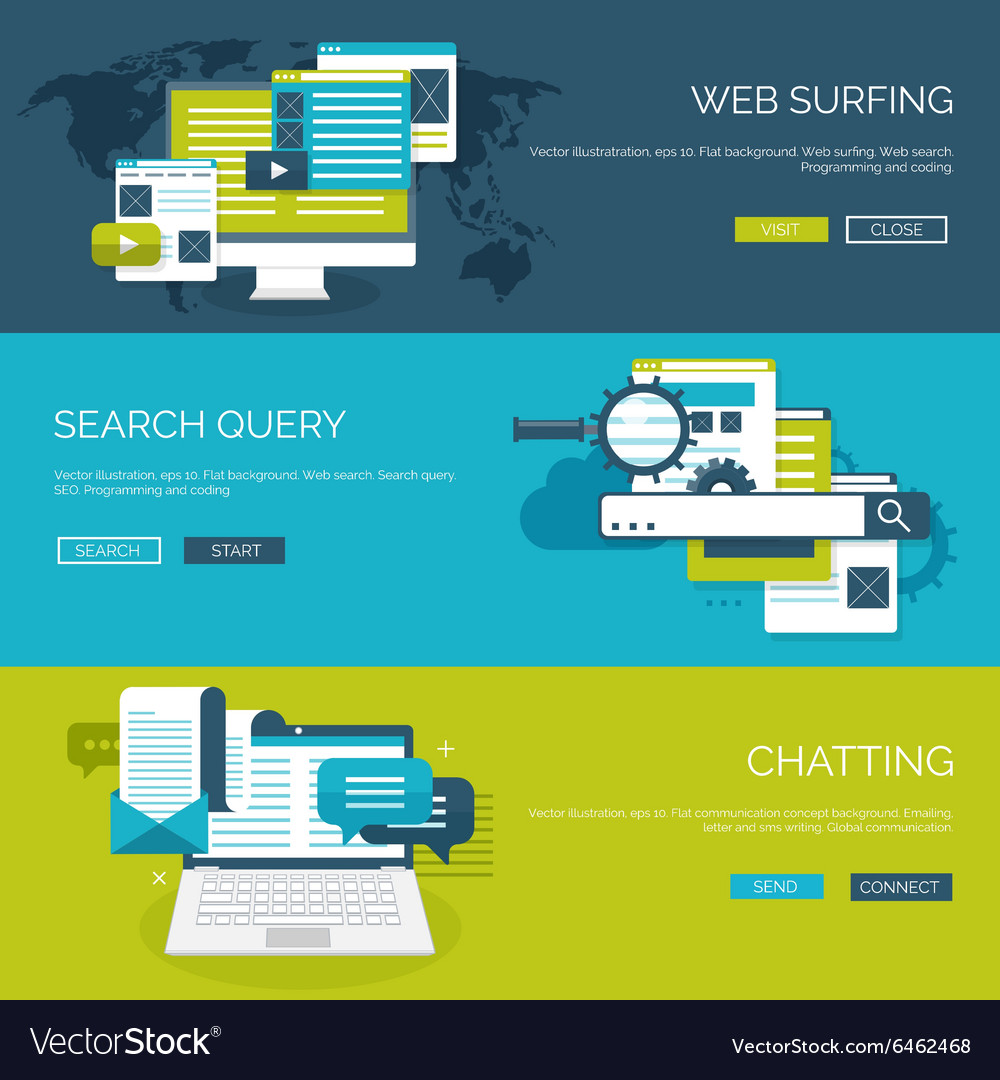Flat background coding Royalty Free Vector Image