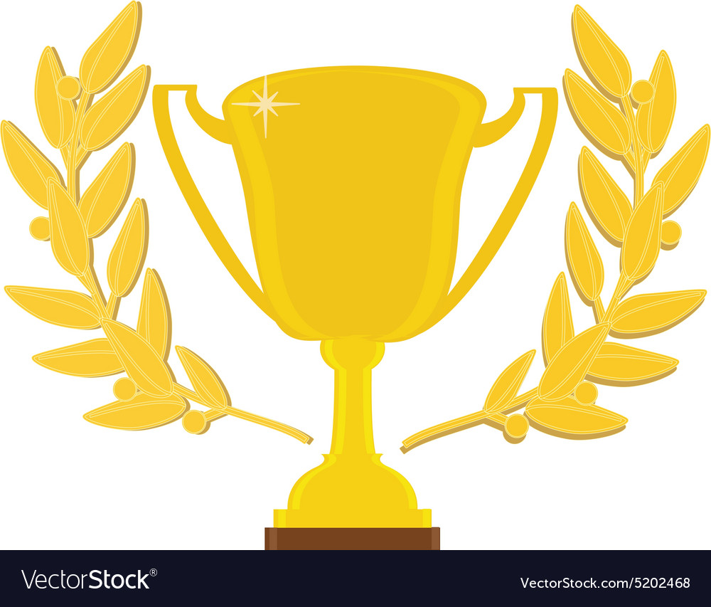 Trophy cup Royalty Free Vector Image - VectorStock