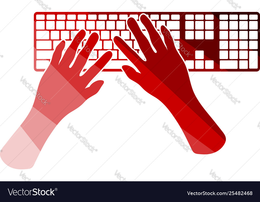 Typing icon Royalty Free Vector Image - VectorStock