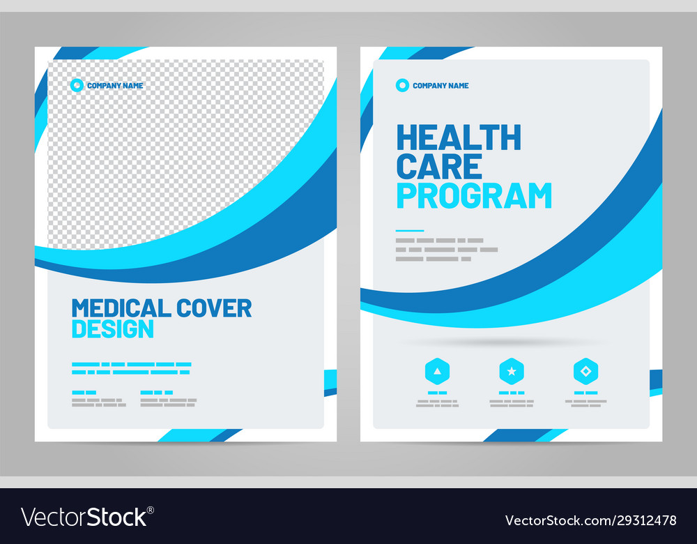 Layout template brochure background Royalty Free Vector