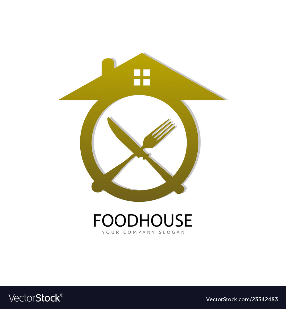 Food house Royalty Free Vector Image - VectorStock