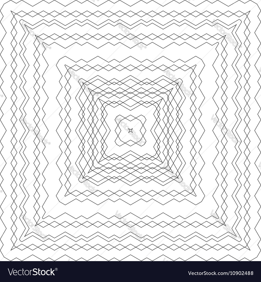 Coloring book page for adult anti stress Vector Image