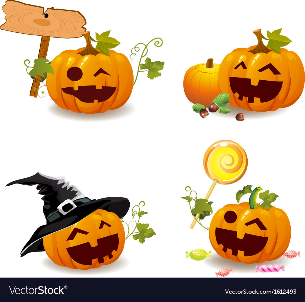 Jack o lantern icons