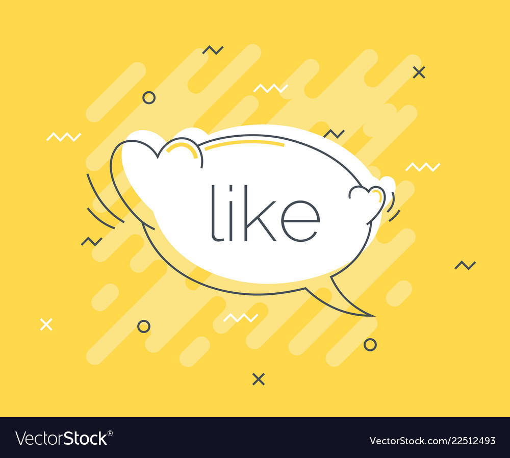 Quick tips badge with like speech bubble trendy