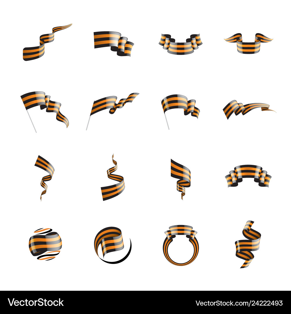 Saint george ribbon Royalty Free Vector Image - VectorStock