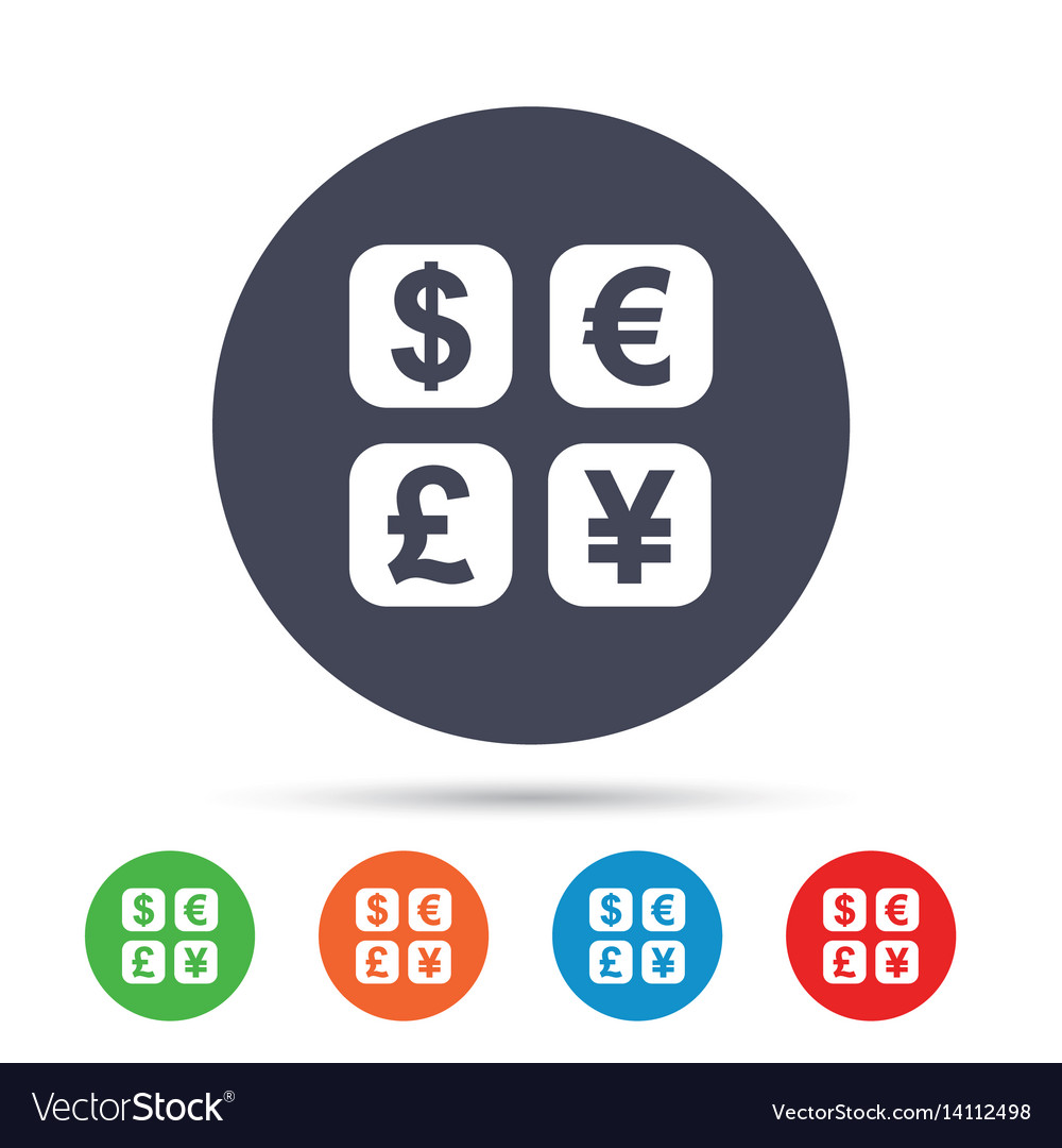 Currency Exchange Sign Icon Converter Vector Image