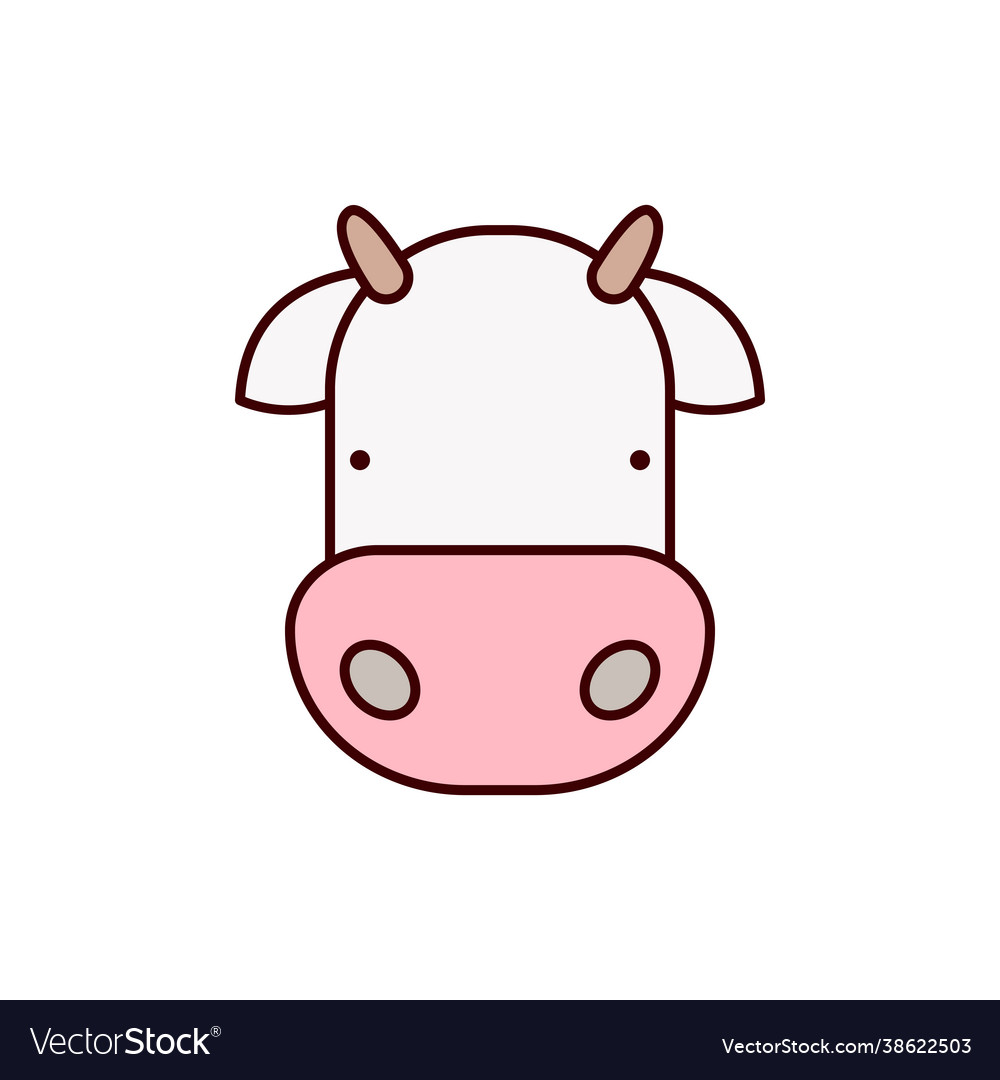 Cow Icon Animal Royalty Free Vector Image - Vectorstock