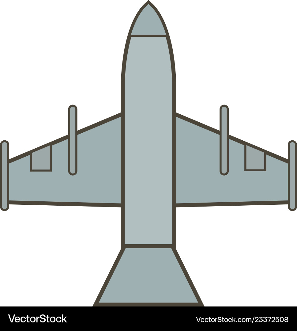 Fighter jet icon Royalty Free Vector Image - VectorStock
