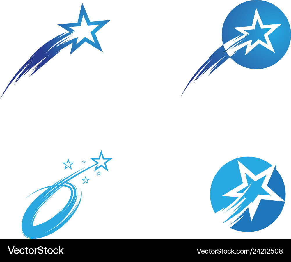 Star icon template Royalty Free Vector Image - VectorStock