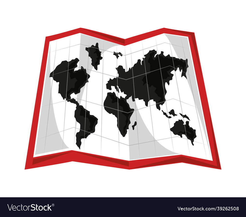 World map geography Royalty Free Vector Image - VectorStock