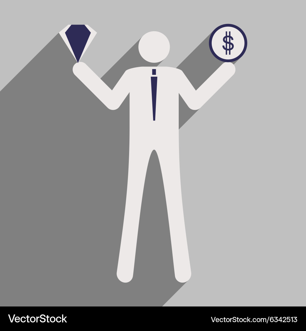 Flat design modern icon Royalty Free Vector Image
