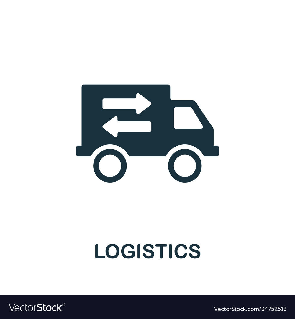 Logistics icon simple icon for web Royalty Free Vector Image