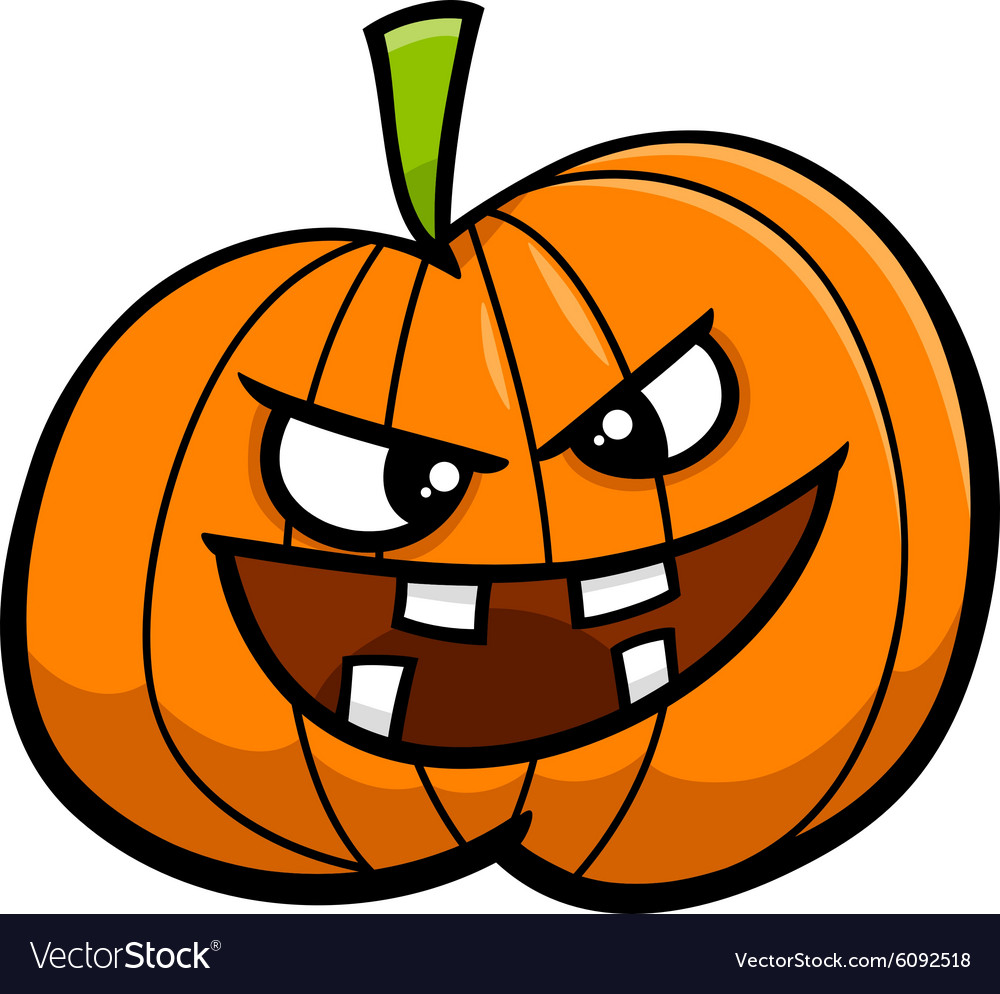 cute jack o lantern cartoon