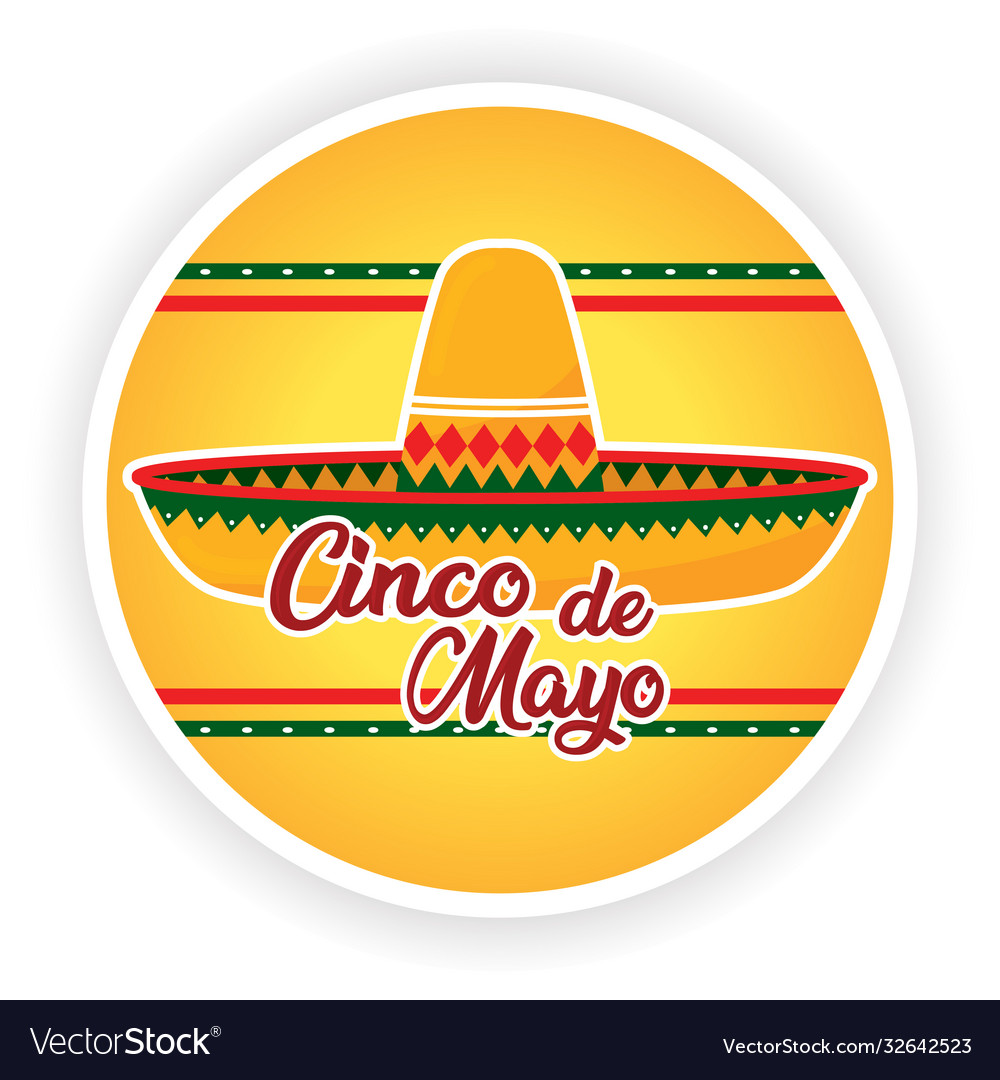 Cinco de mayo template Royalty Free Vector Image