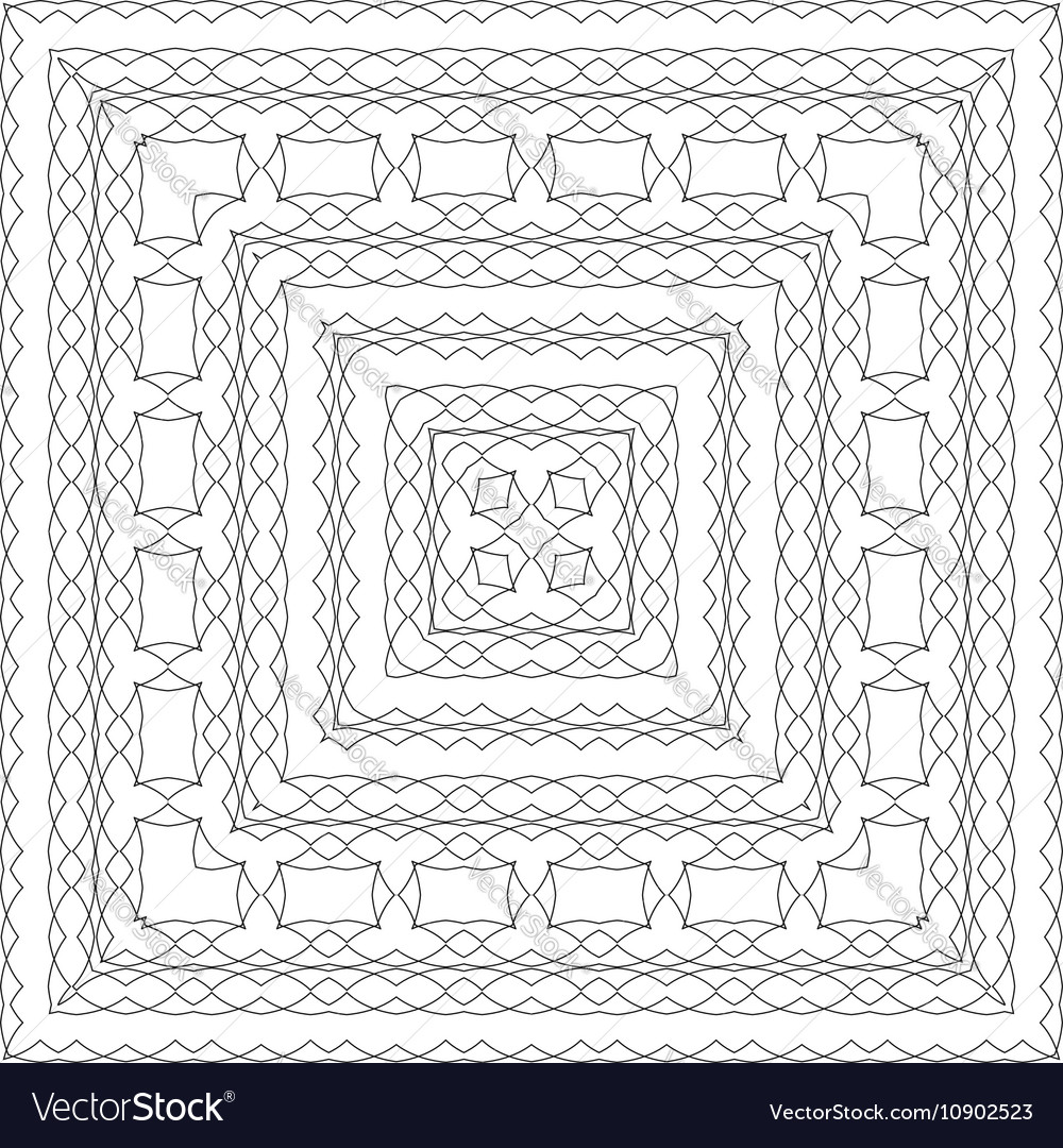 Coloring book page for adult anti stress Vector Image