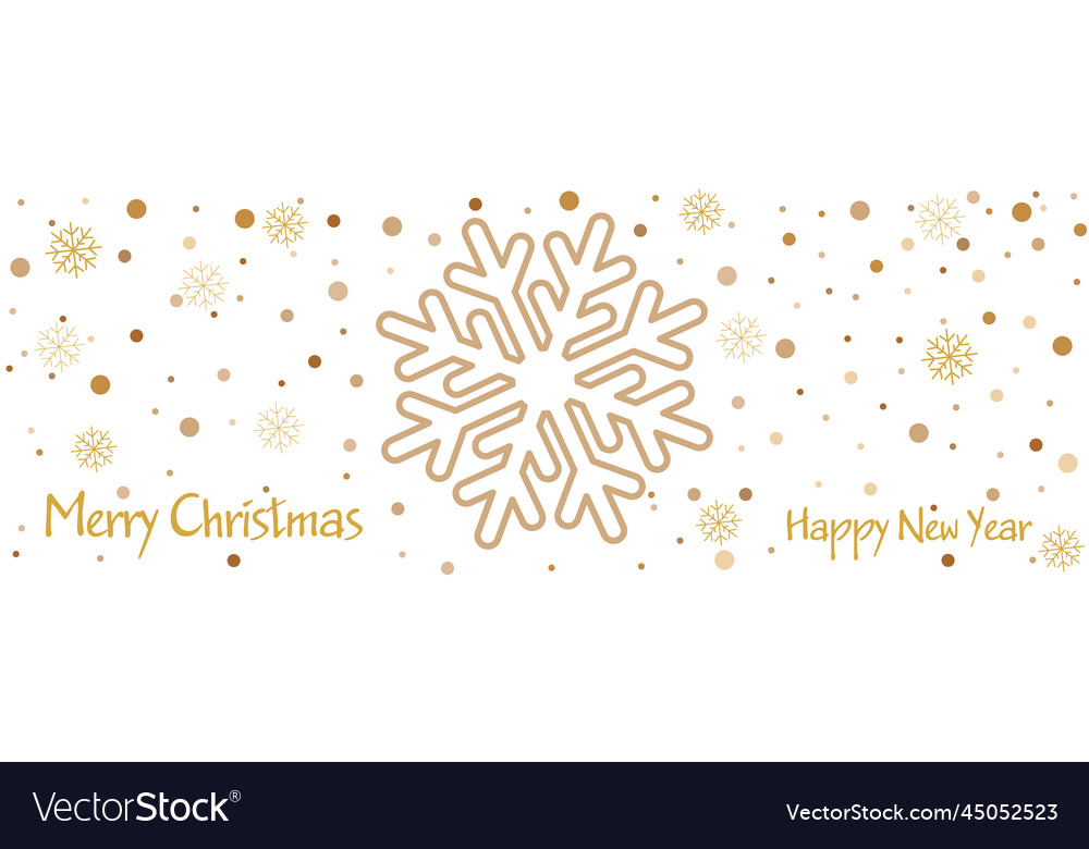 Happy new year and merry christmas a template Vector Image