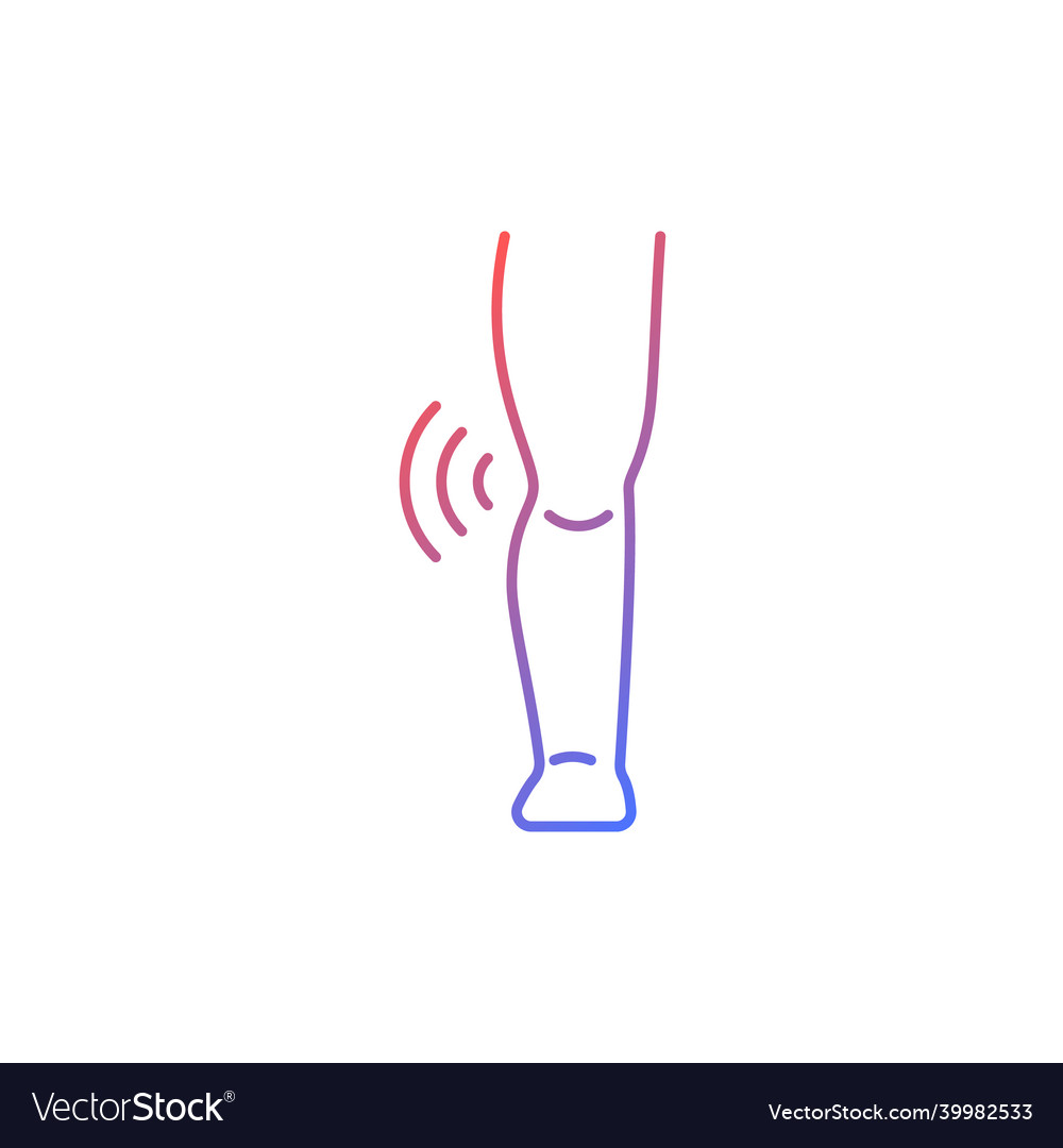 Juvenile idiopathic arthritis gradient linear icon