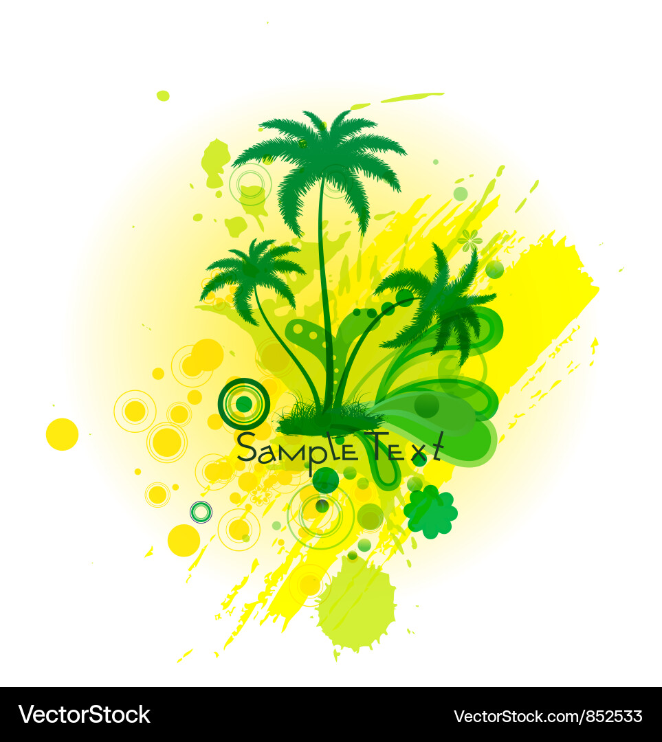 Summer background Royalty Free Vector Image - VectorStock
