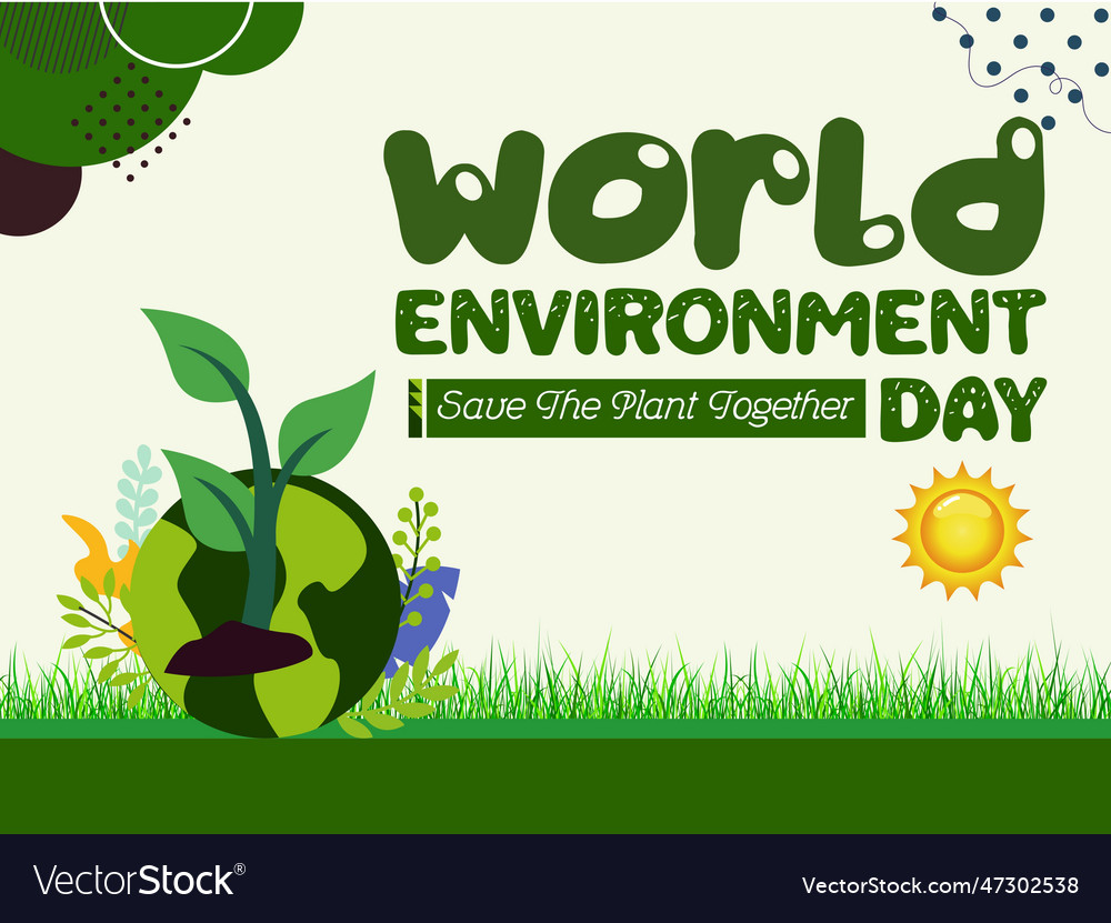 World environment day 2023 Royalty Free Vector Image