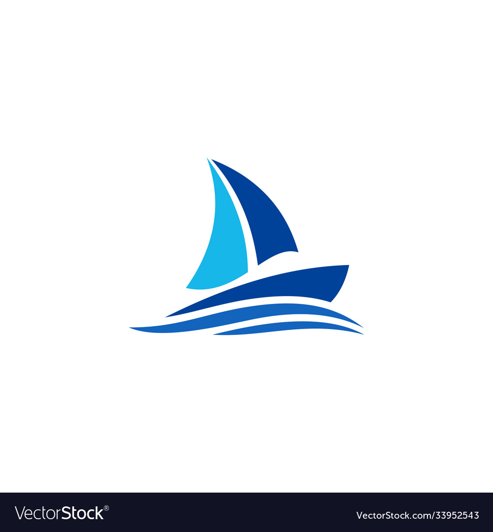 Ship cruise and marine logo design inspiration Vector Image