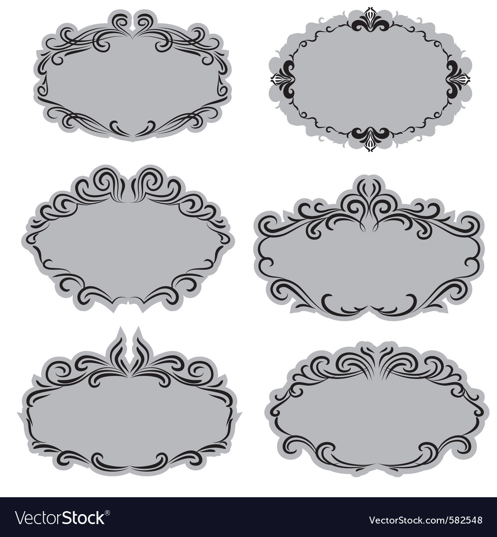 Ornate frames