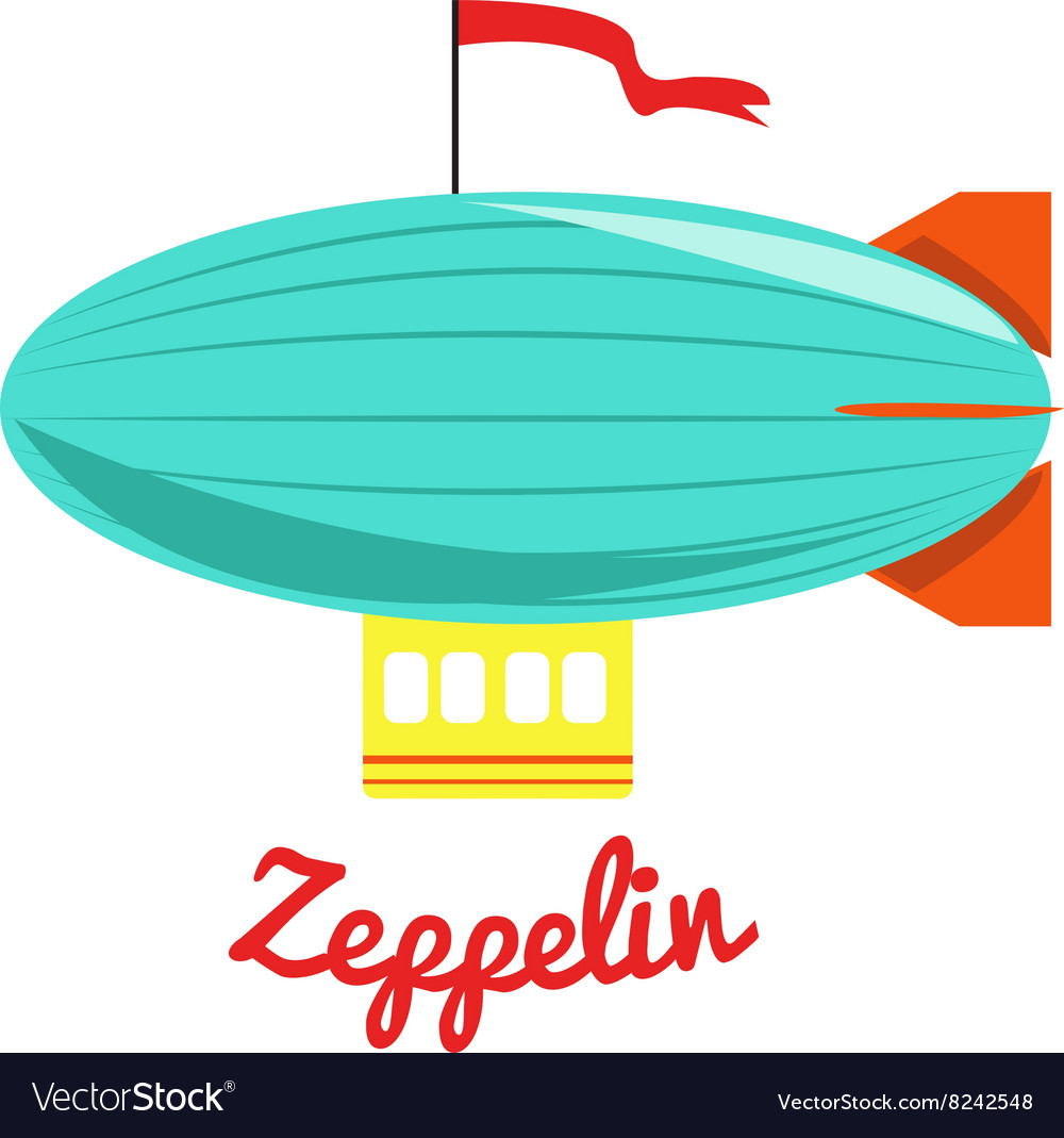 Zeppelin Royalty Free Vector Image VectorStock
