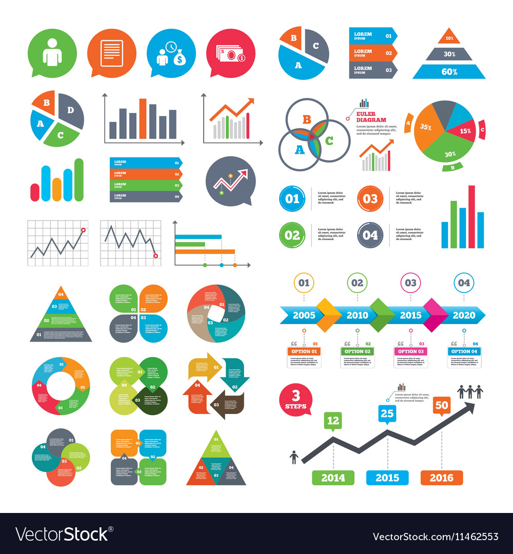 Bank loans icons fill document and get money Vector Image