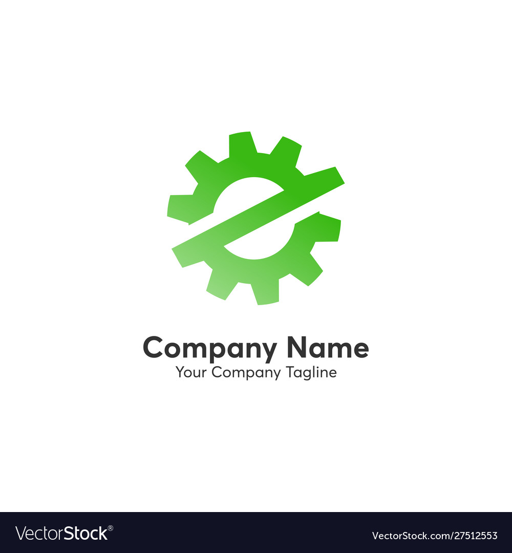 Gear logo Royalty Free Vector Image - VectorStock