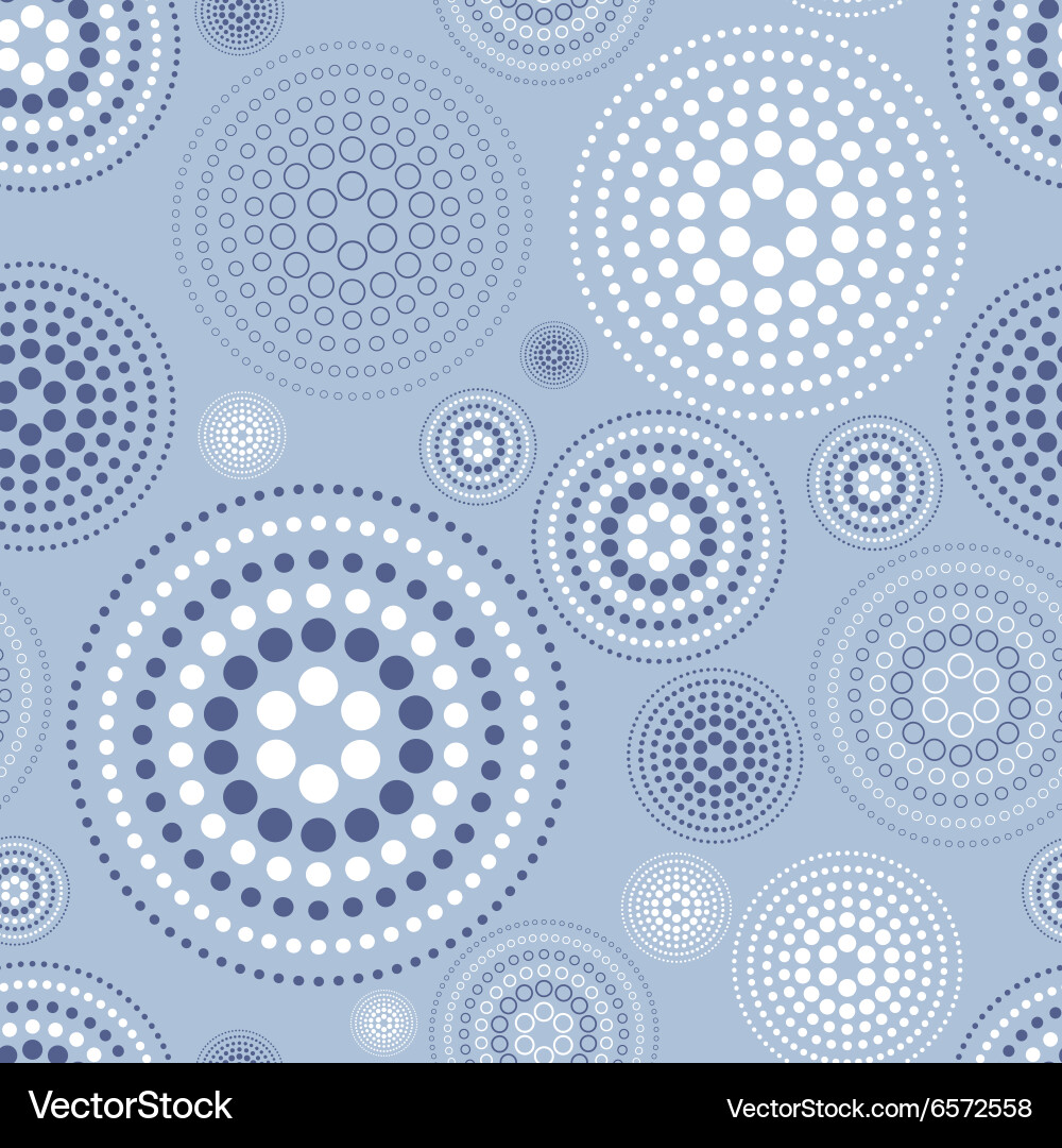 Seamless pattern with concentric circles on light Vector Image