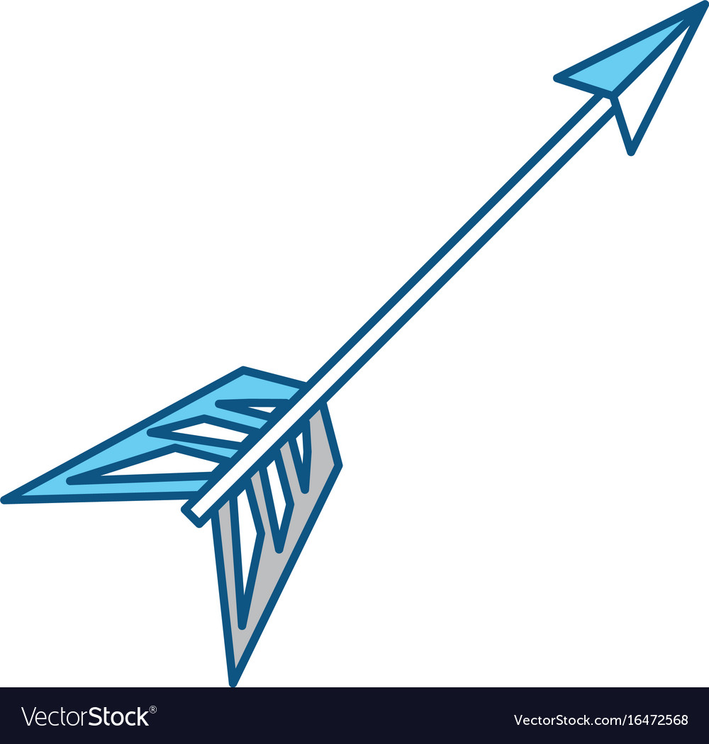 Arch bow arrow Royalty Free Vector Image - VectorStock