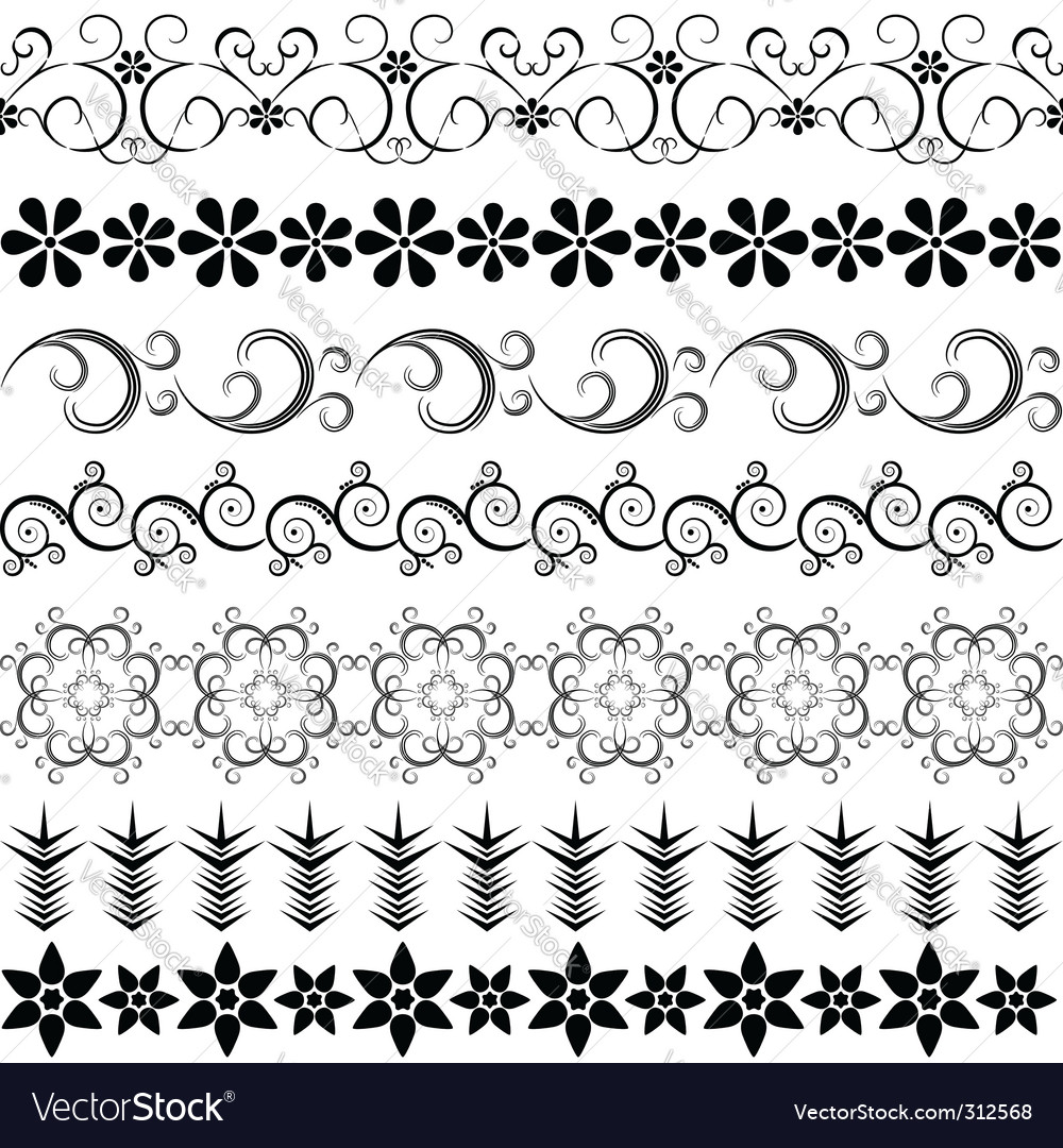 Black and White Striped Border: Clip Art, Page Border, and Vector