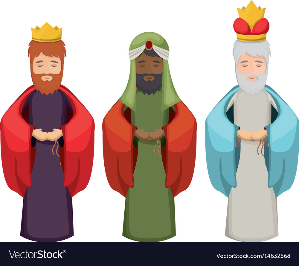 Featured image of post Cartoon Three Kings Nativity Three wise men eastern kings on camels nativity scene