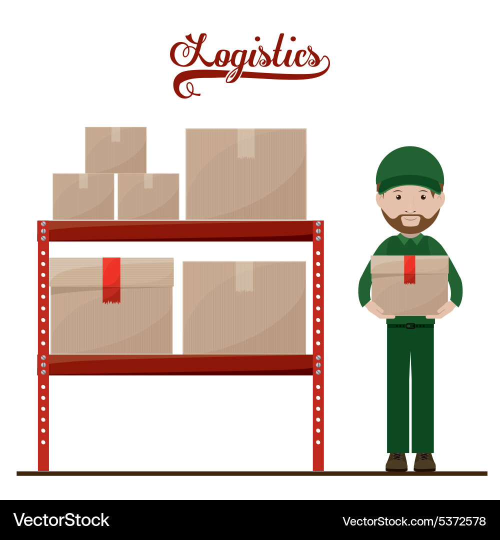 Logistics design Royalty Free Vector Image - VectorStock